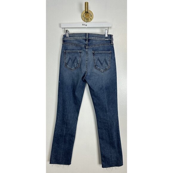 MOTHER The Mid-rise Dazzler Ankle Fray in Wash Going In Circles Size US 28 - Picture 7 of 11